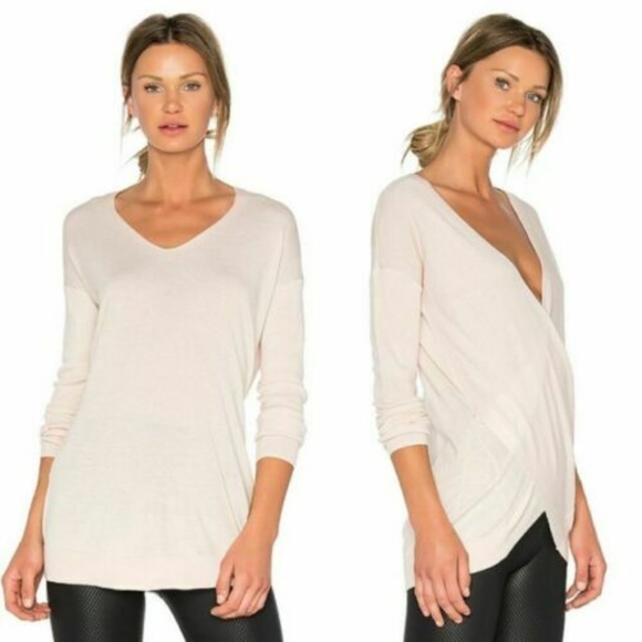Vimmia Shavasana Reversible Sweater Womens M White Long Sleeve NWT New w/ Tag